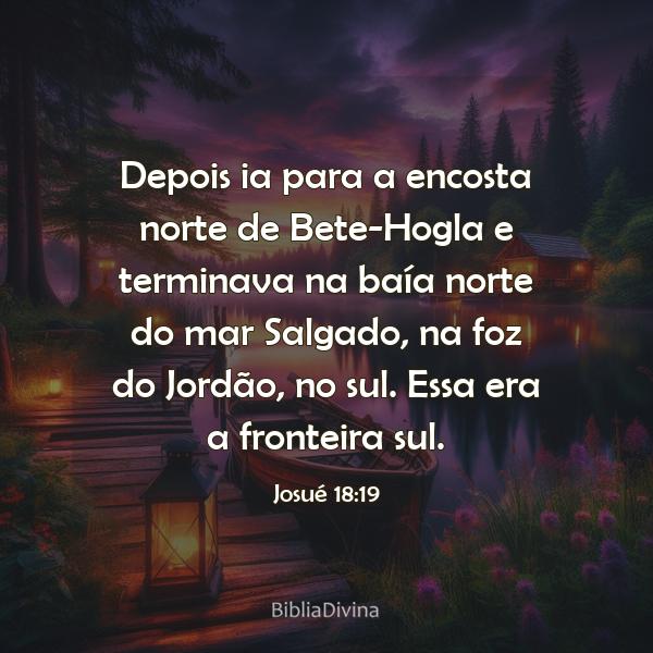 Josué 18:19