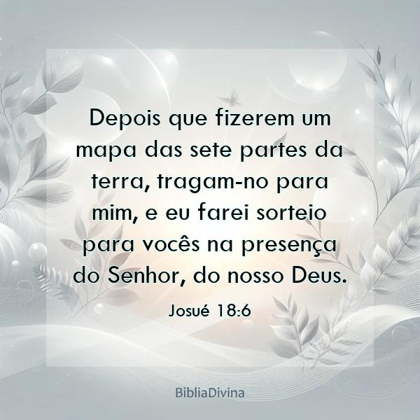 Josué 18:6