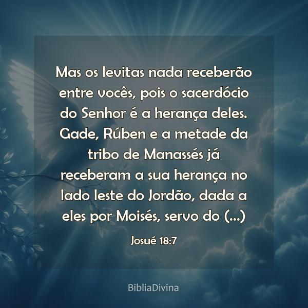 Josué 18:7