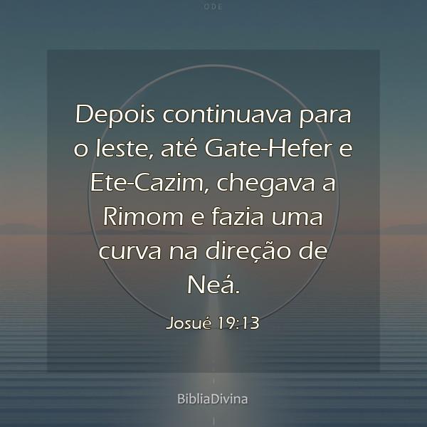 Josué 19:13