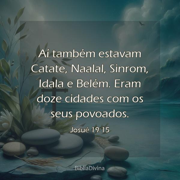 Josué 19:15