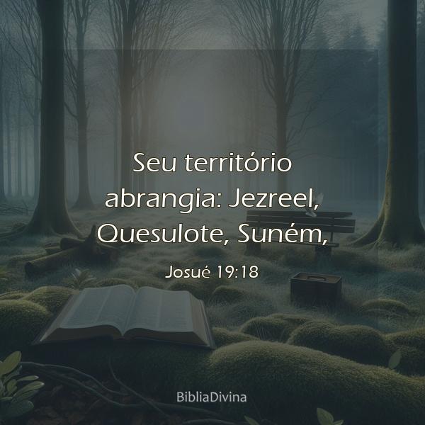 Josué 19:18