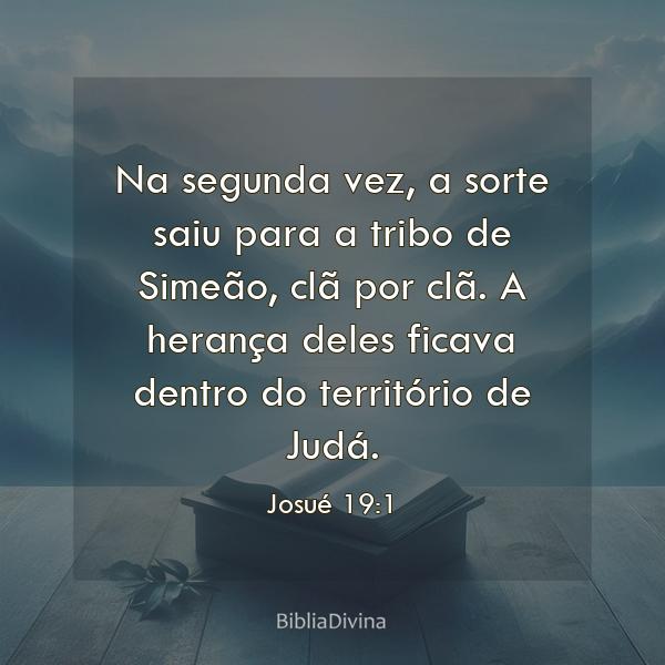 Josué 19:1