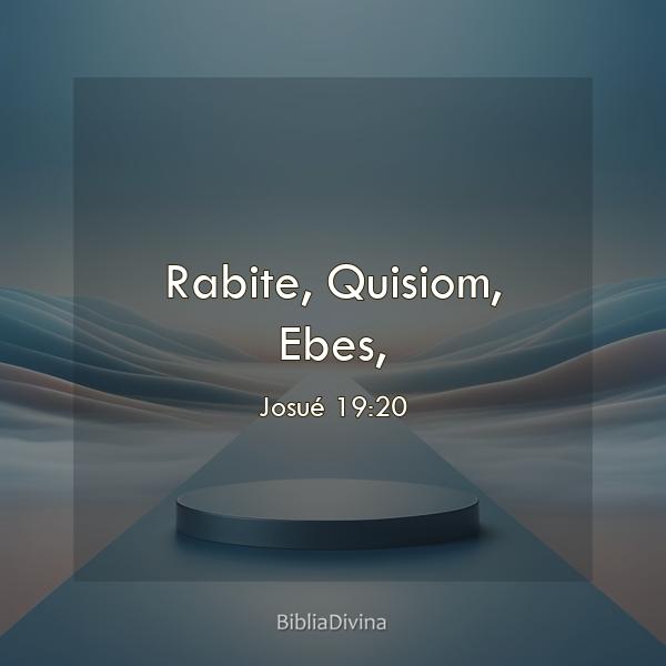 Josué 19:20