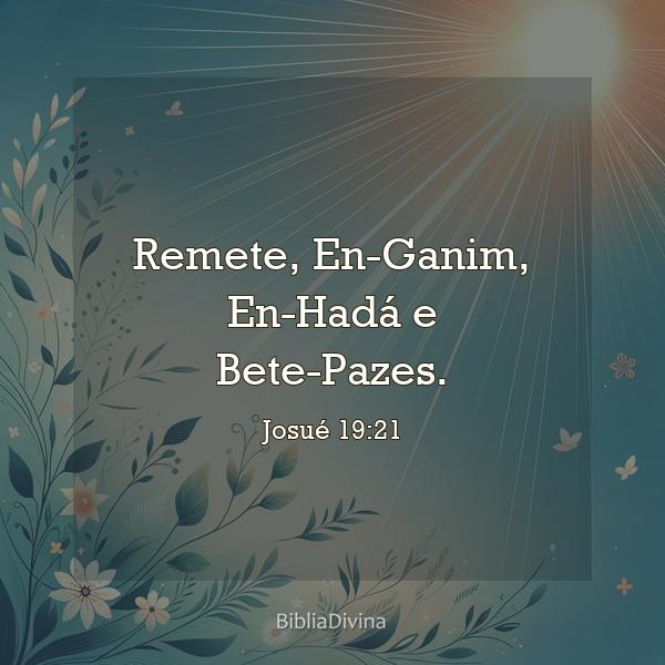 Josué 19:21