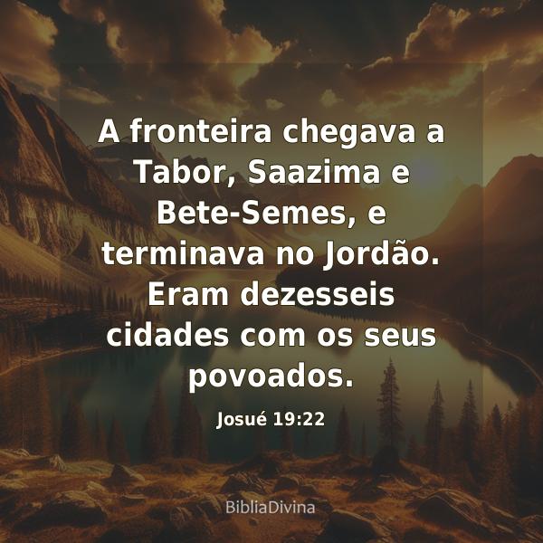 Josué 19:22