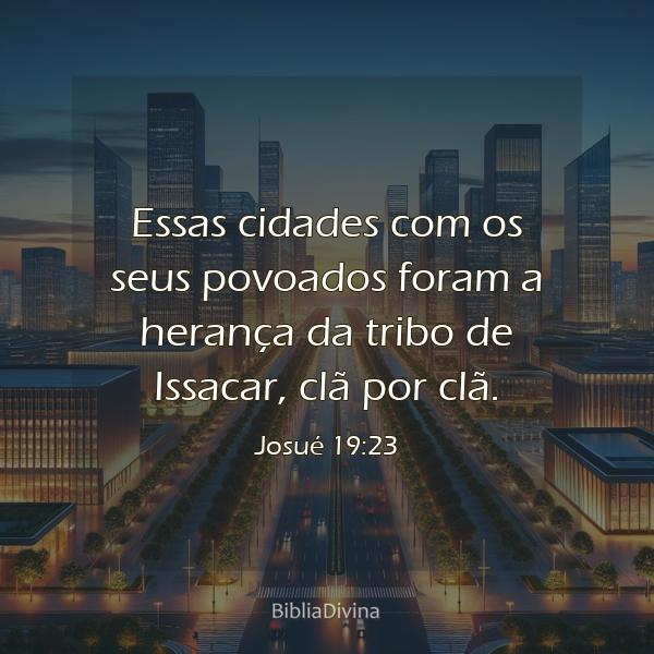 Josué 19:23