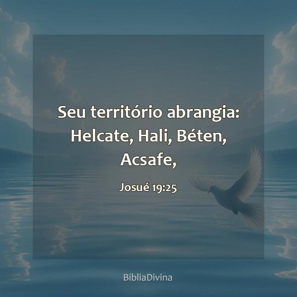 Josué 19:25