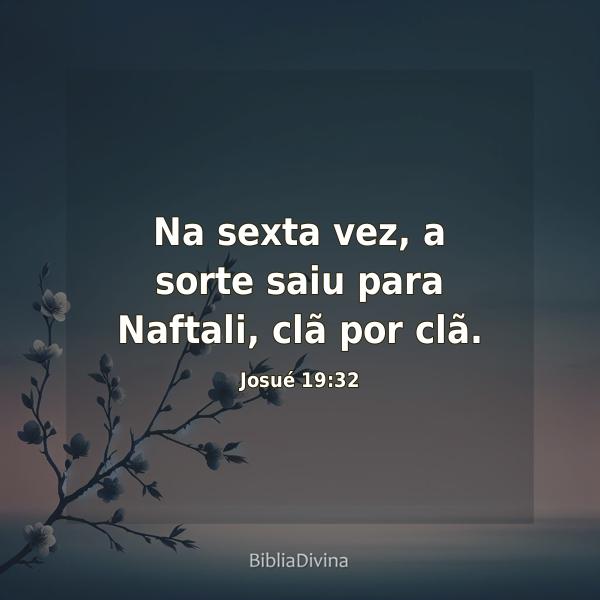 Josué 19:32