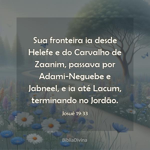 Josué 19:33