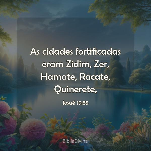 Josué 19:35