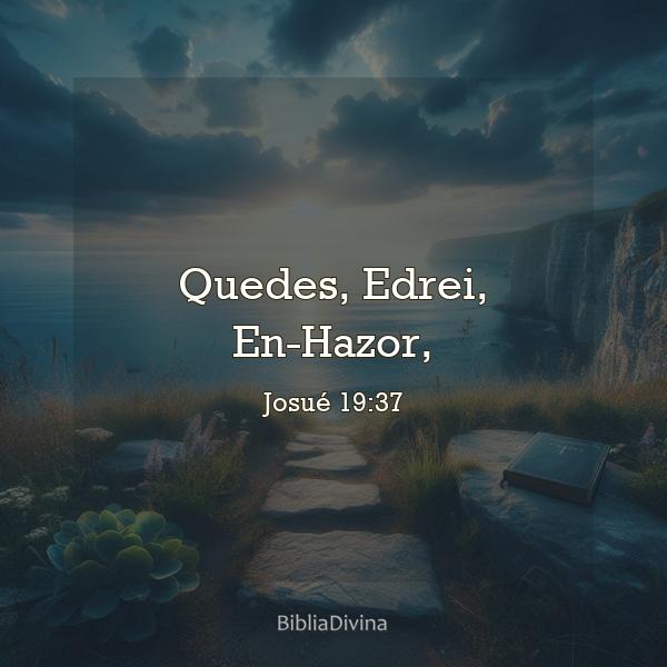 Josué 19:37