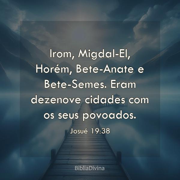 Josué 19:38