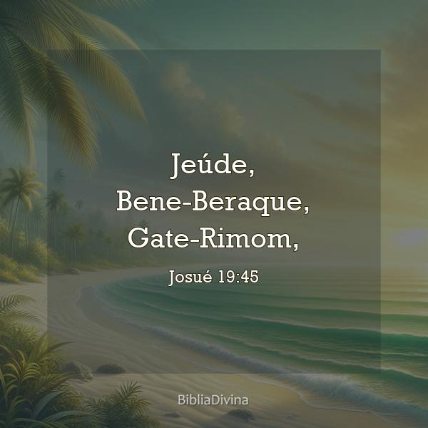 Josué 19:45