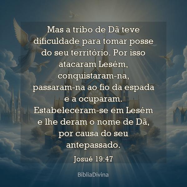 Josué 19:47