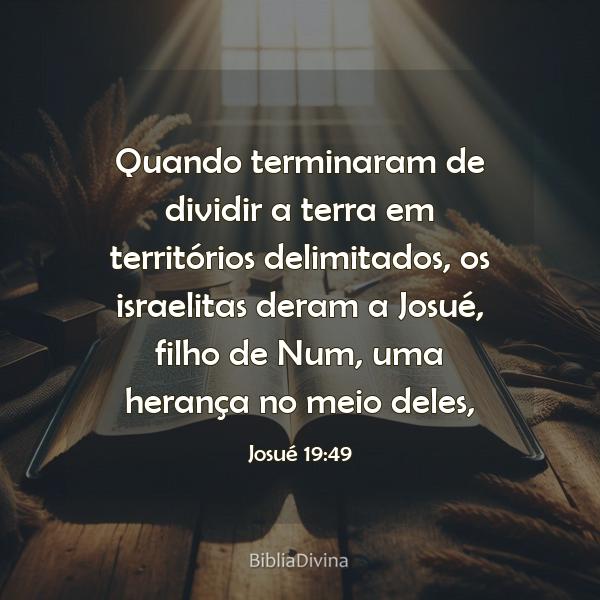 Josué 19:49