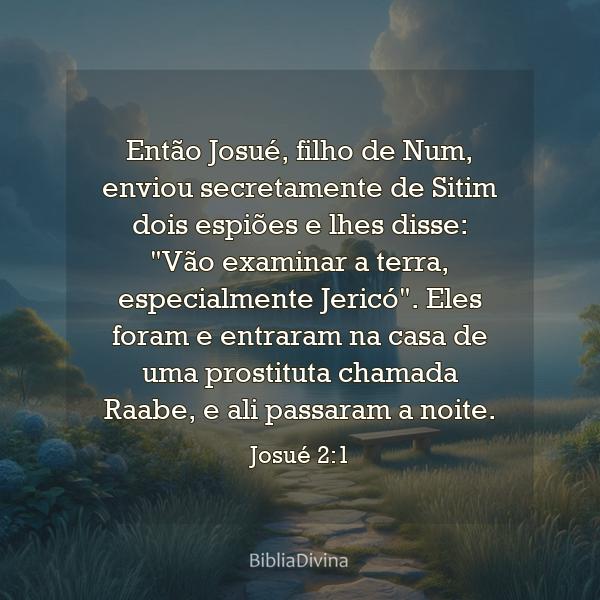 Josué 2:1