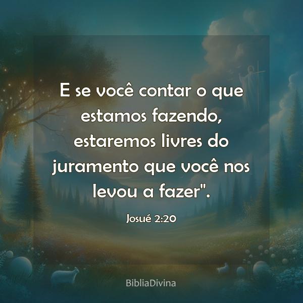 Josué 2:20