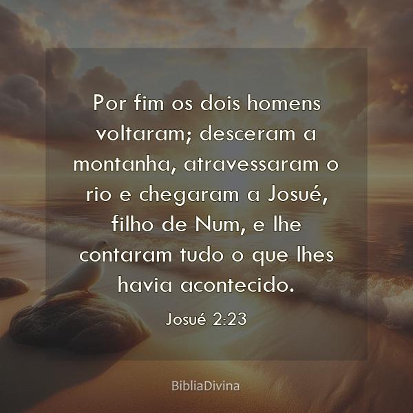 Josué 2:23