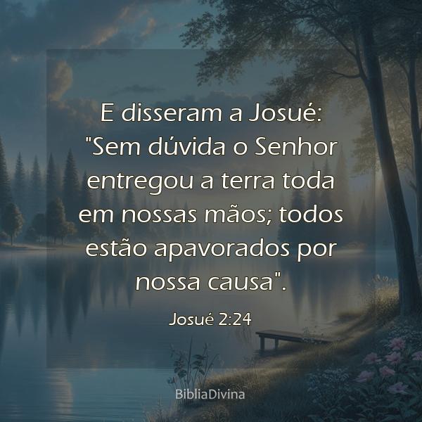 Josué 2:24