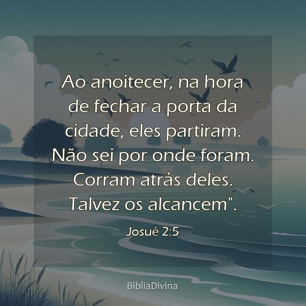 Josué 2:5