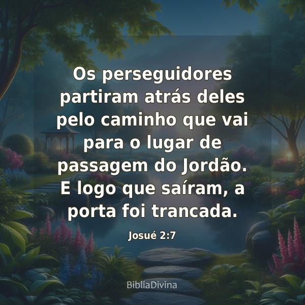 Josué 2:7