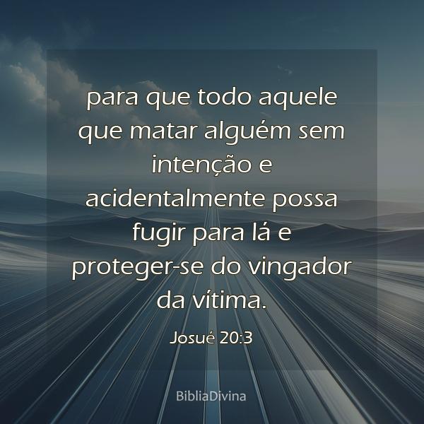 Josué 20:3