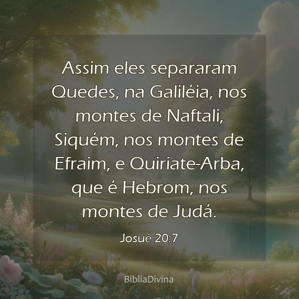 Josué 20:7