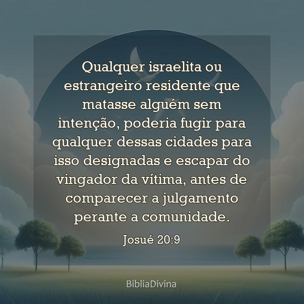 Josué 20:9