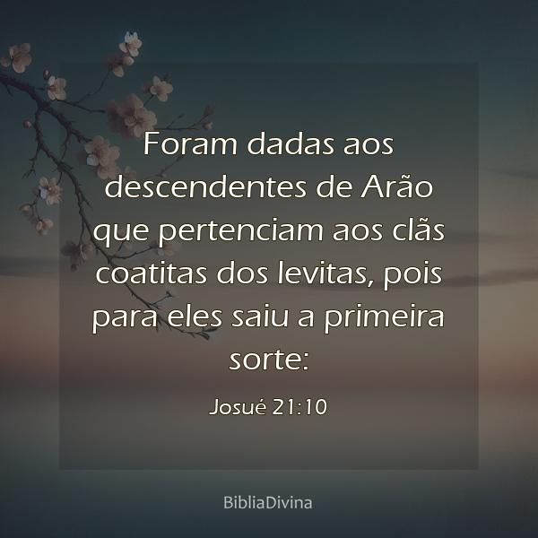 Josué 21:10