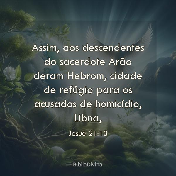 Josué 21:13