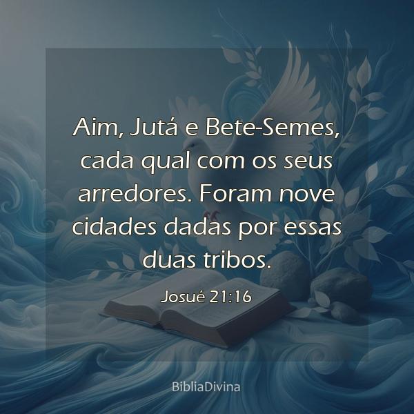 Josué 21:16