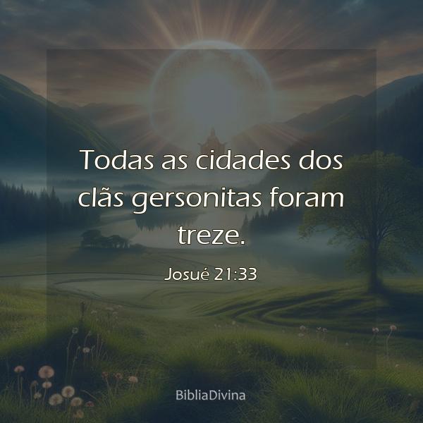 Josué 21:33