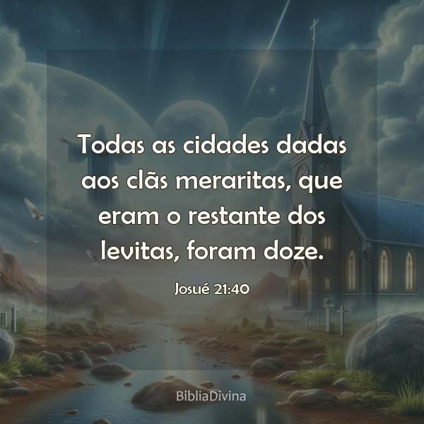 Josué 21:40