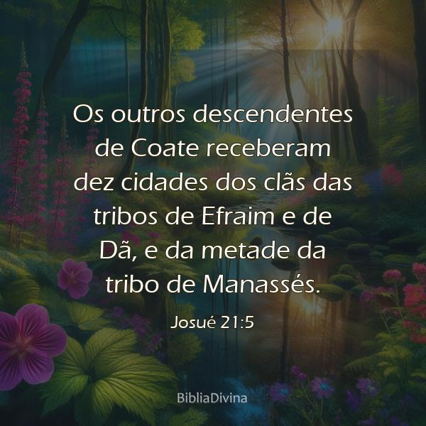 Josué 21:5