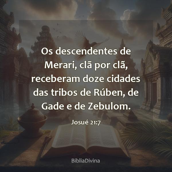 Josué 21:7