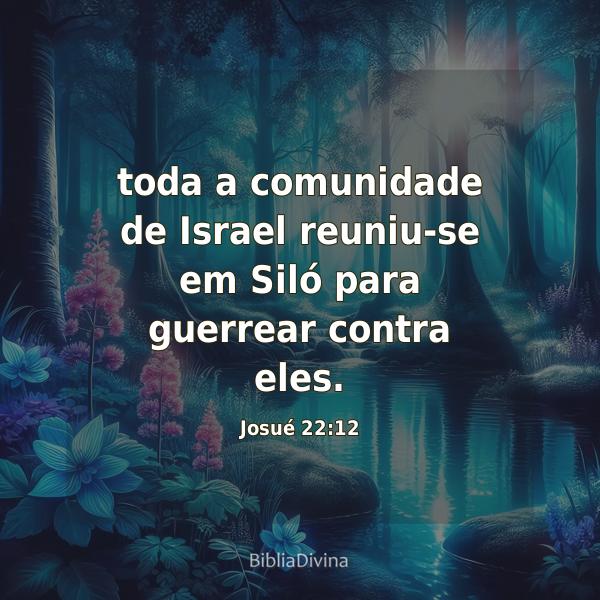 Josué 22:12