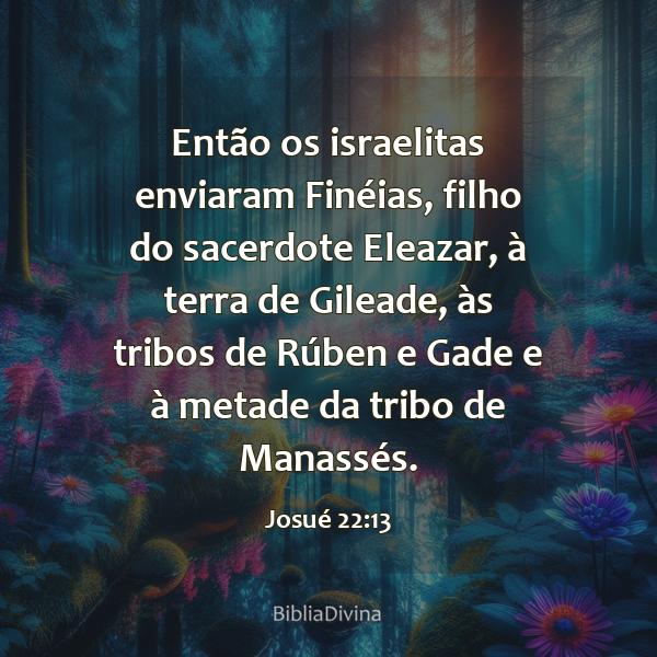 Josué 22:13