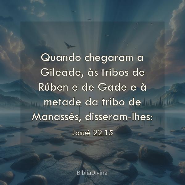 Josué 22:15