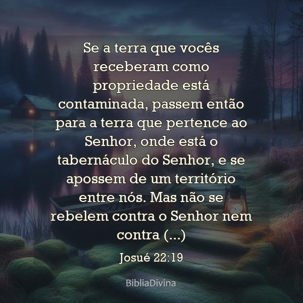 Josué 22:19