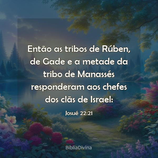 Josué 22:21