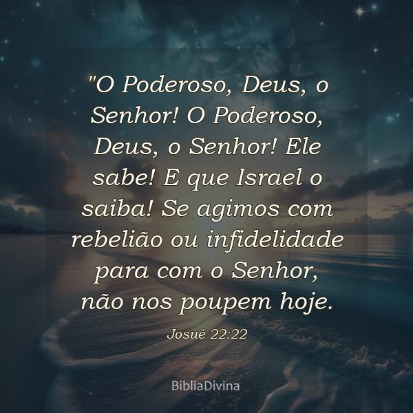 Josué 22:22