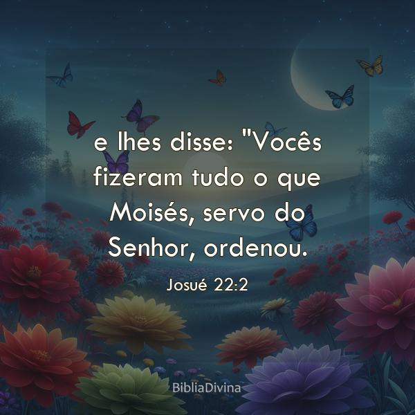 Josué 22:2