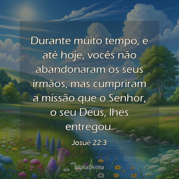 Josué 22:3