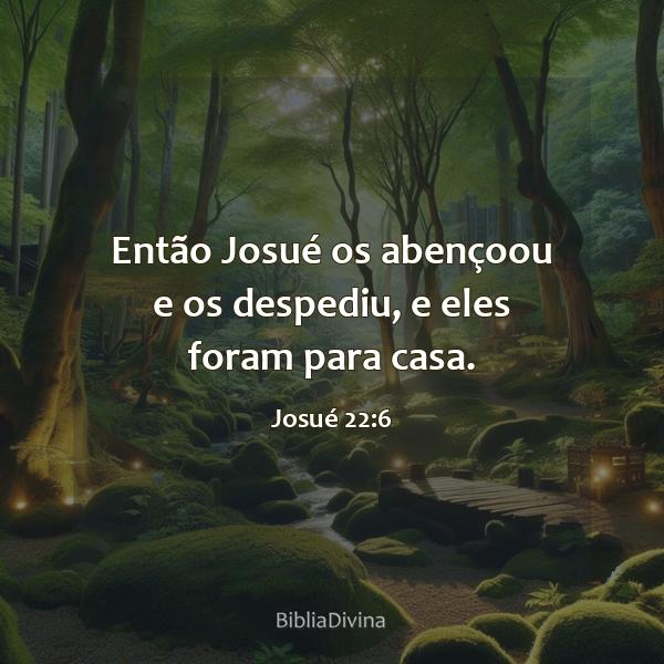 Josué 22:6