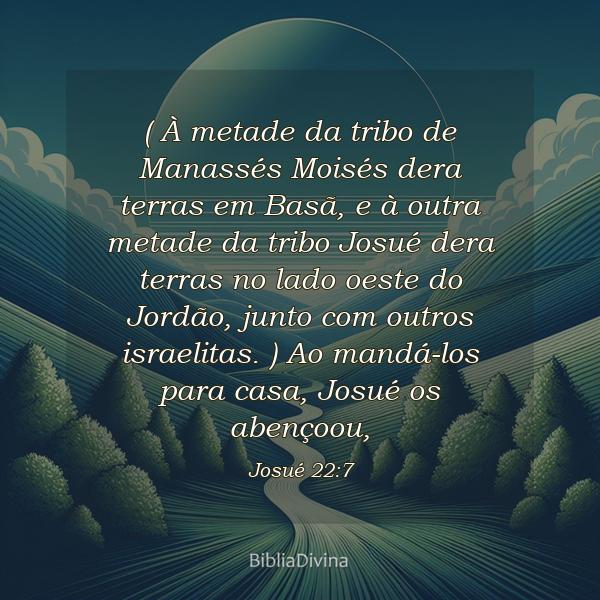 Josué 22:7