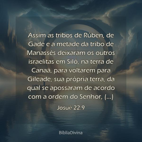 Josué 22:9