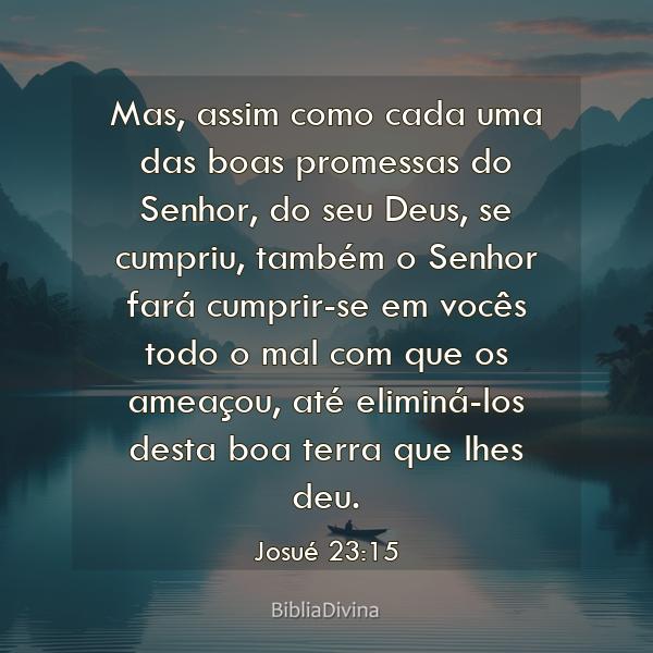 Josué 23:15