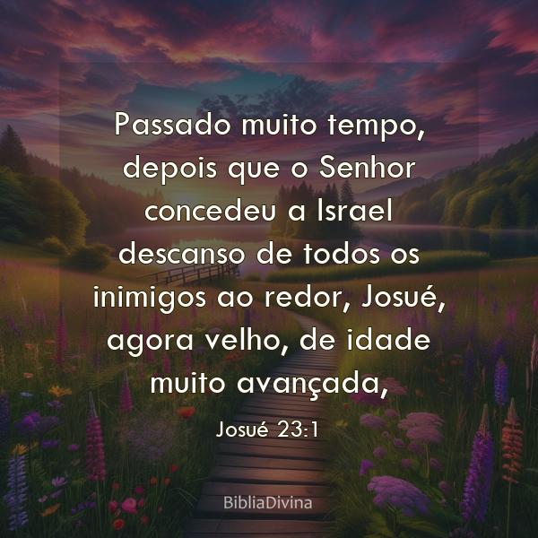 Josué 23:1