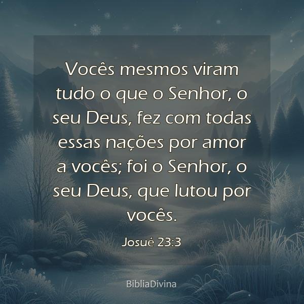 Josué 23:3